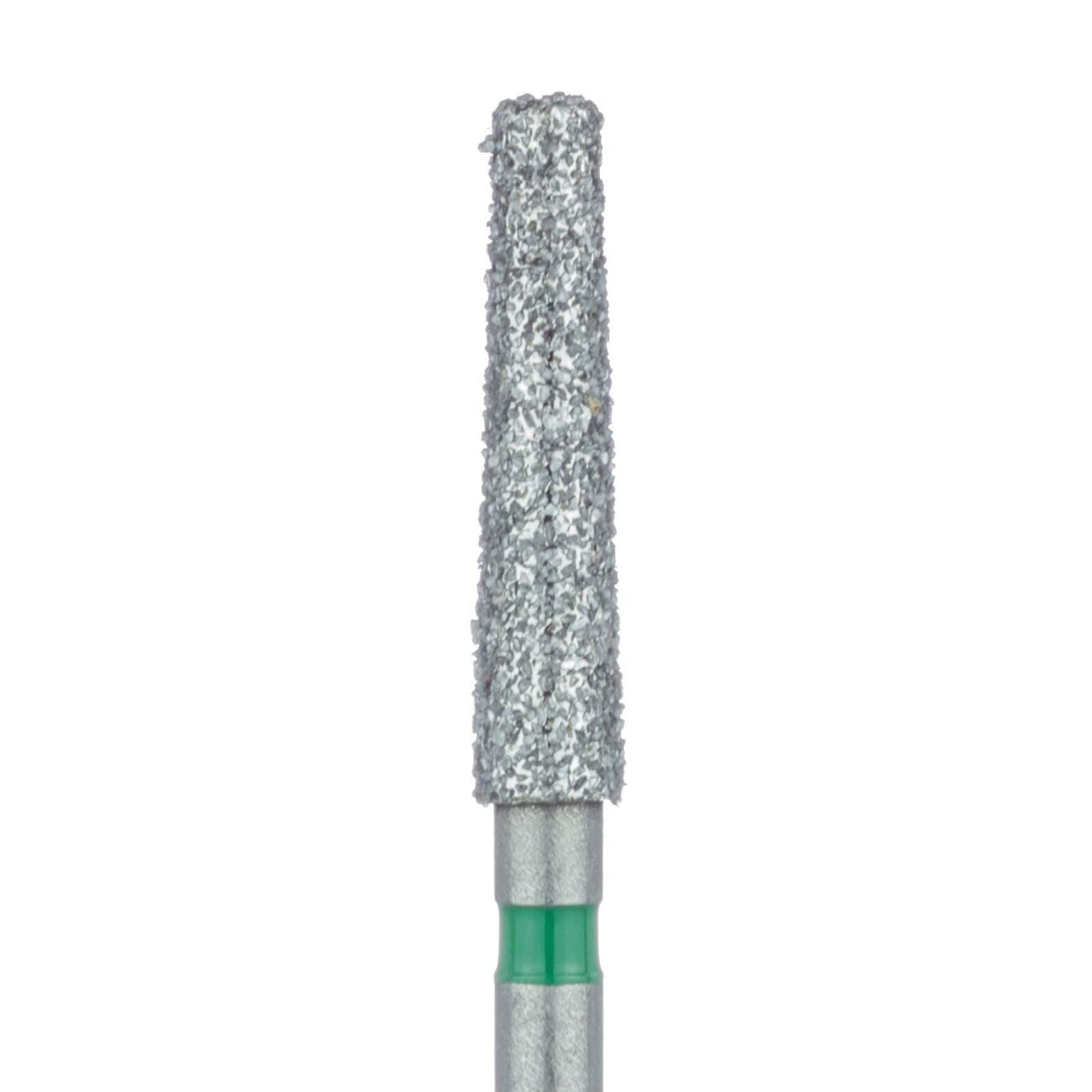 Meisinger 848G-023-FG Diamond Bur, Coarse (Green), Flat End Tapered Cone, 2.3 mm Head Diameter, 10 mm Working Length, Friction Grip, 5/Pkg thumbnail 3