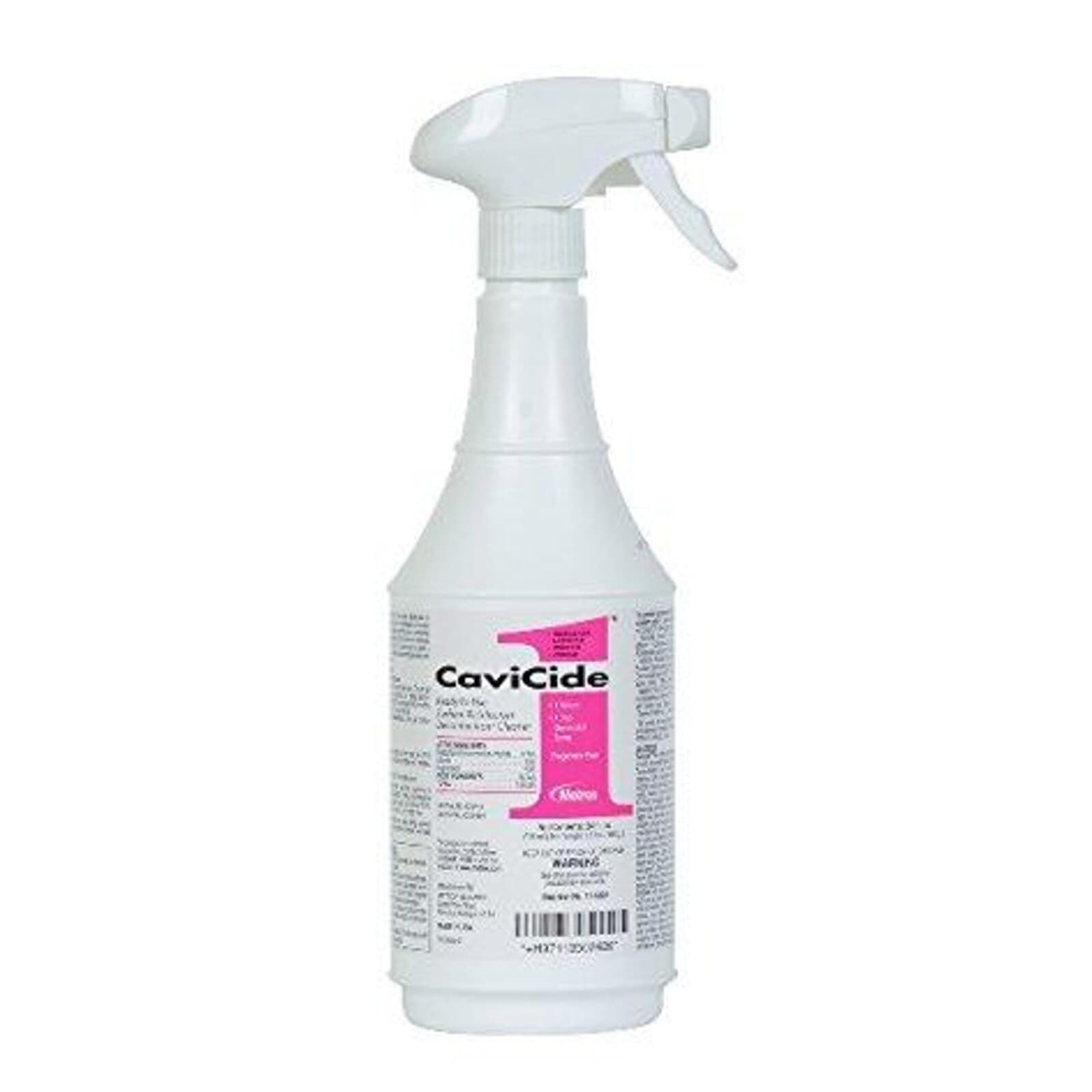 CaviCide1 Surface Disinfectant & Decontaminant, Low Alcohol, 1-Minute Contact Time, 24 oz Spray Bottle, EPA 46781-12 thumbnail 9