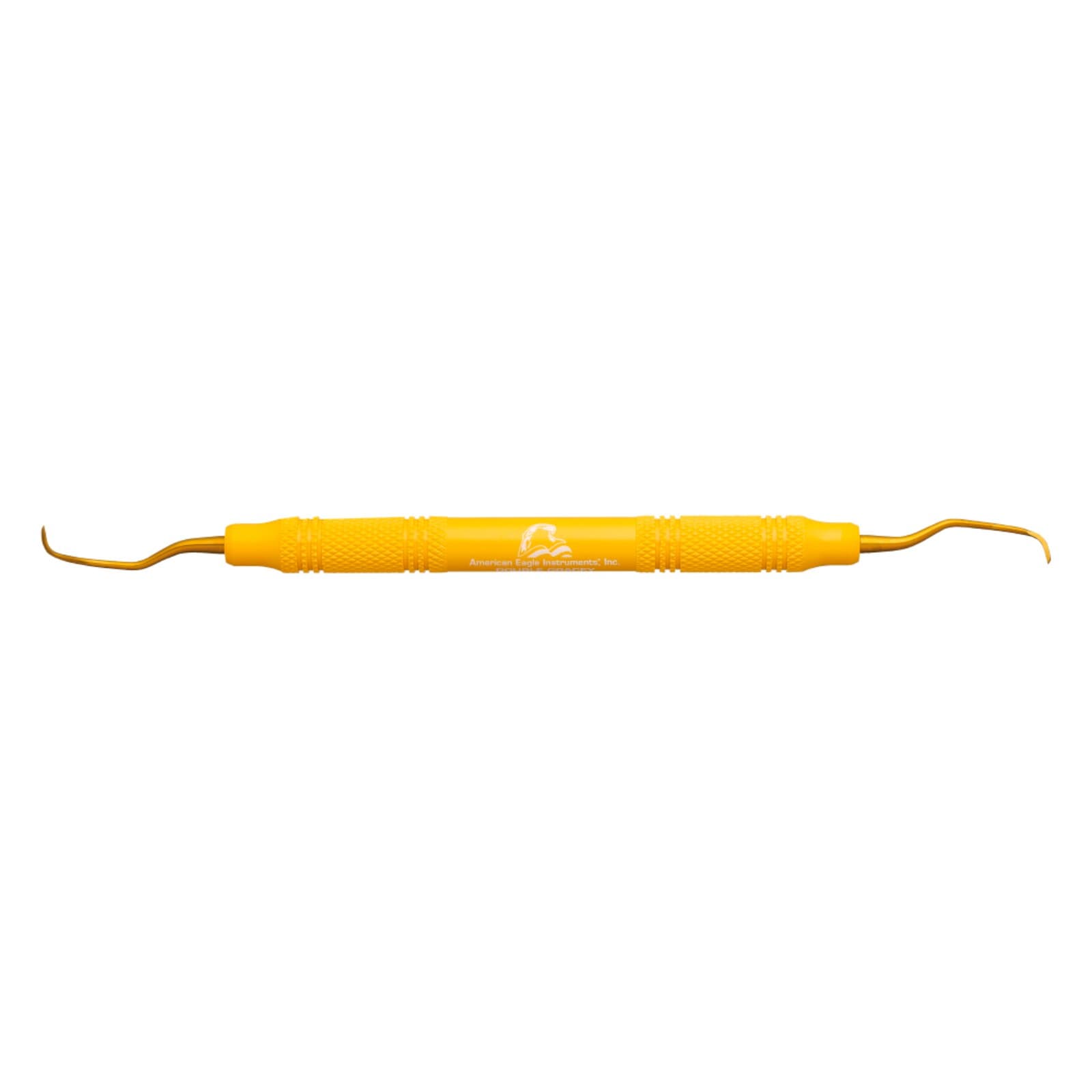 American Eagle XP Double Gracey Posterior Curette, EagleLite Resin Handle, Yellow, 3/8", Double End, AEDGPXPX, 1/Pk thumbnail 3