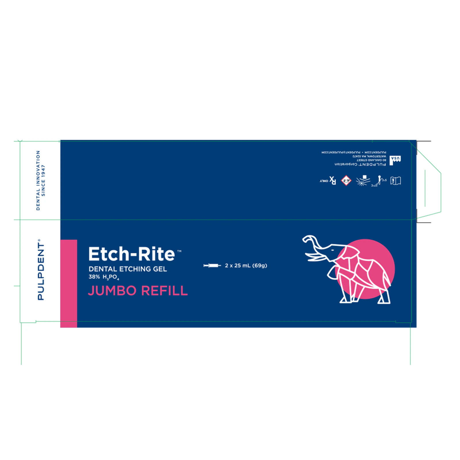 Etch-Rite Dental Etching Gel, 38% Phosphoric Acid, Jumbo Syringe Refill, 25 mL, 2/Pk, ET-50R thumbnail 10