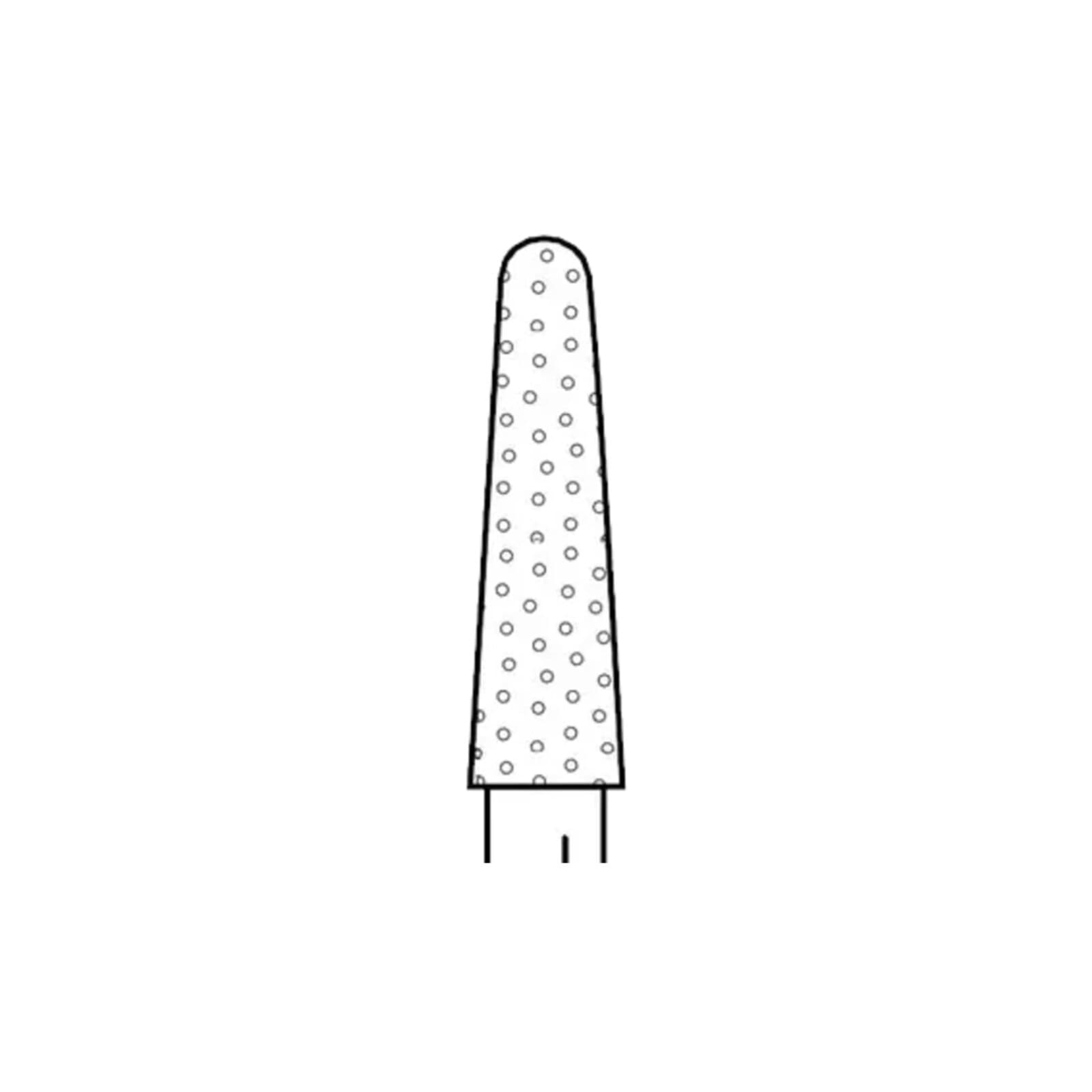 Two Striper Diamond Burs, FG, Round-End Taper, 785.7F, Fine, Red, 2.4 mm Major/1.5 mm Minor Diameter, 5/Pk, 2015499 thumbnail 3