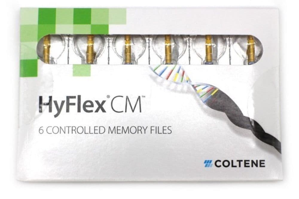 HyFlex CM Controlled Memory NiTi Rotary Files, .04 Taper, 21mm, #35, Green, 6/Pk, H8210435 thumbnail 2
