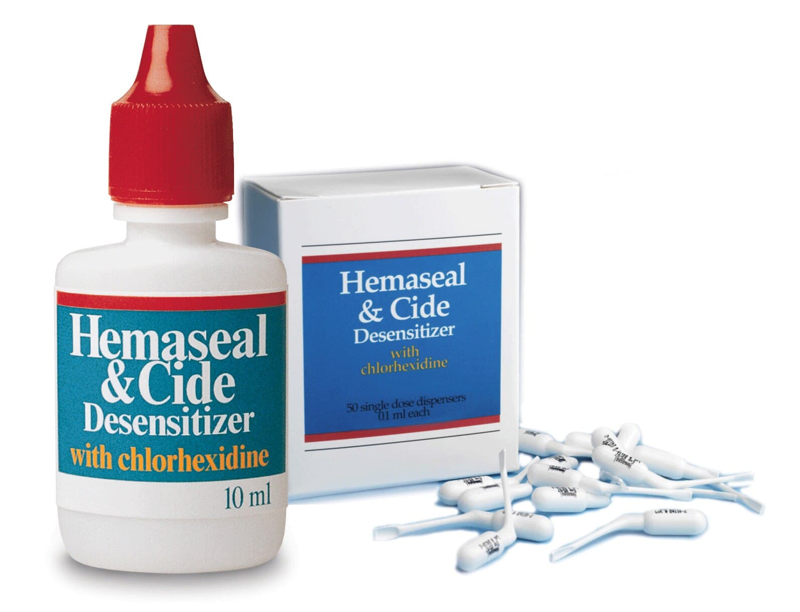 Hemaseal & Cide Desensitizer Unidose 0.1 mL Bulbs, 50/Box (Advantage Dental Products) thumbnail 2