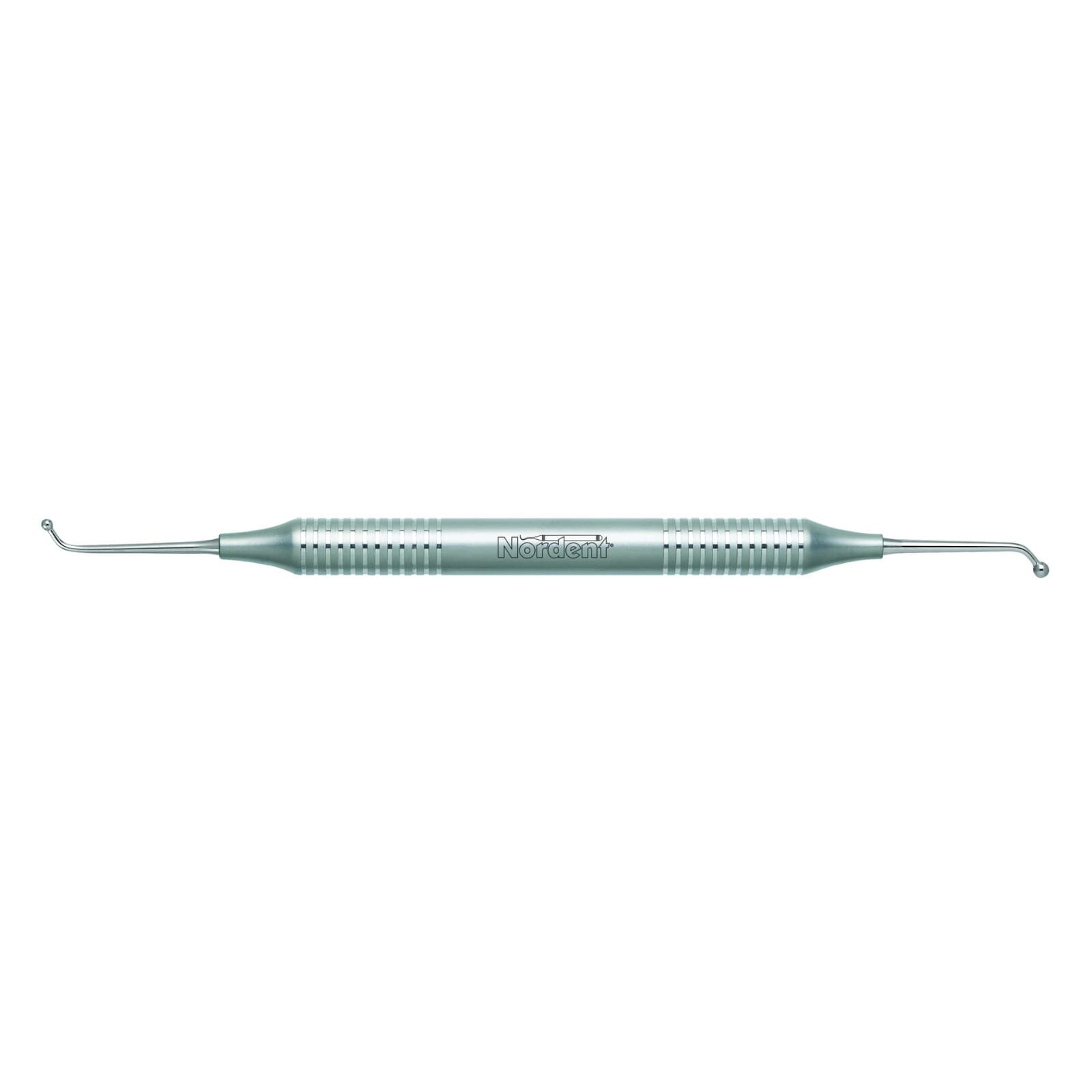 Nordent Ball #45 Burnisher, Large Ball #4 (1.9 mm) / Jumbo Ball #5 (2.8 mm), Double End, DuraLite Round Handle, BR45 - Burnishers - Large Ball #4/Jumbo Ball #5 - DuraLite&reg; Round - Image 1
