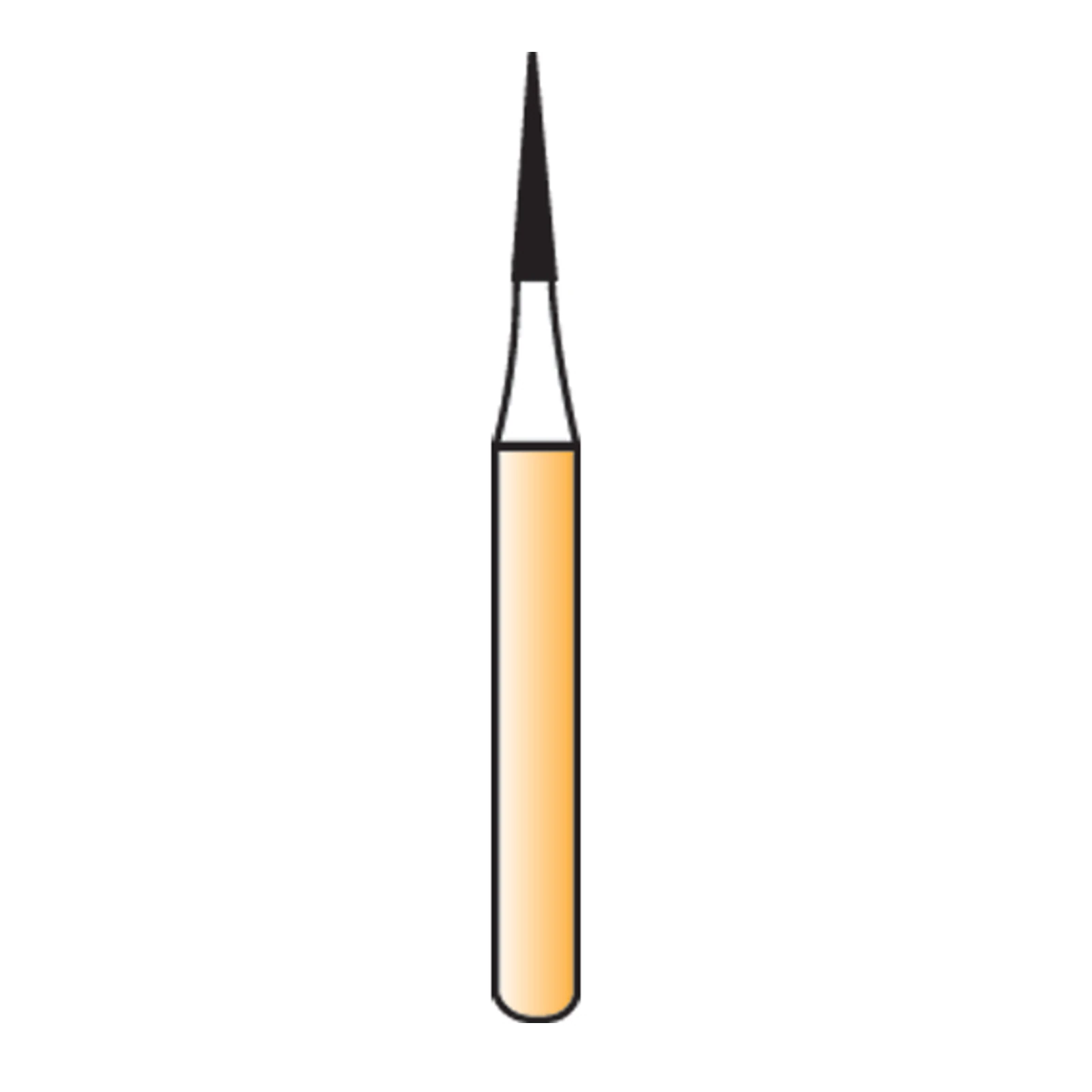 Alpen Operative T&F 12-Bladed Carbide Bur, FG, Tapered, # 7612, 1.4 mm, 5/Pk, R707612 thumbnail 2