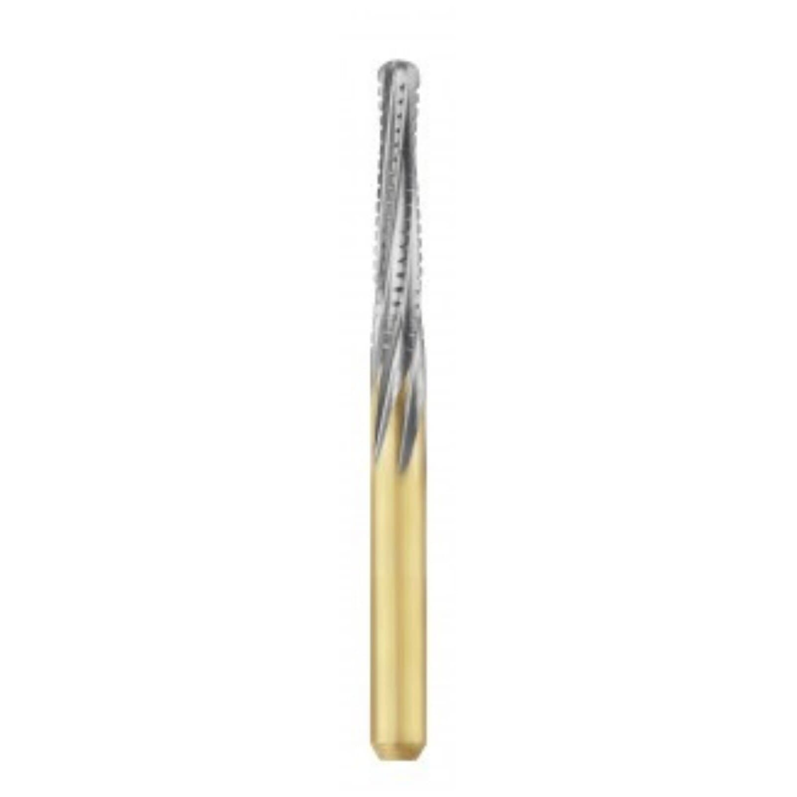 Great White Ultra Carbide Bur, Round End Taper, FGSS, #856-016, 1.6 mm Diameter, 8.0 mm Head Length, 5/Pkg thumbnail 2