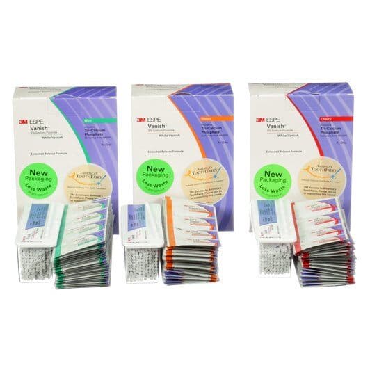 3M (Solventum) Vanish 5% Sodium Fluoride White Varnish, Assorted Flavors (Cherry, Melon, Mint), 0.5 mL Unit Dose, 1000/Pk, 12151X thumbnail 17