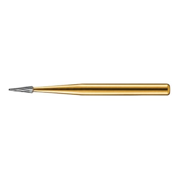 KavoKerr FG9716 Carbide Trimming & Finishing Bur, Taper, Friction Grip, 30 Flute, 2.3 mm Diameter, 3.9 mm Length, 10/Pk thumbnail 2