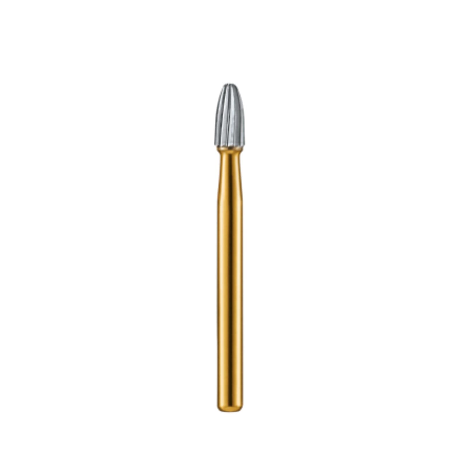 Kerr Trimming & Finishing Carbide Bur, Egg, 12 Flute, #7406, Right-Angle Latch, 1.8 mm Diameter, 3.4 mm Length, 10/Pk, LA7406-KC0 thumbnail 2