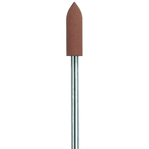 NTI Silicone Polishers, Brown, Flame, HP Shank, Pre-Polishing for Alloys/Amalgam/Composites, 10/Pkg, P0041 thumbnail 3