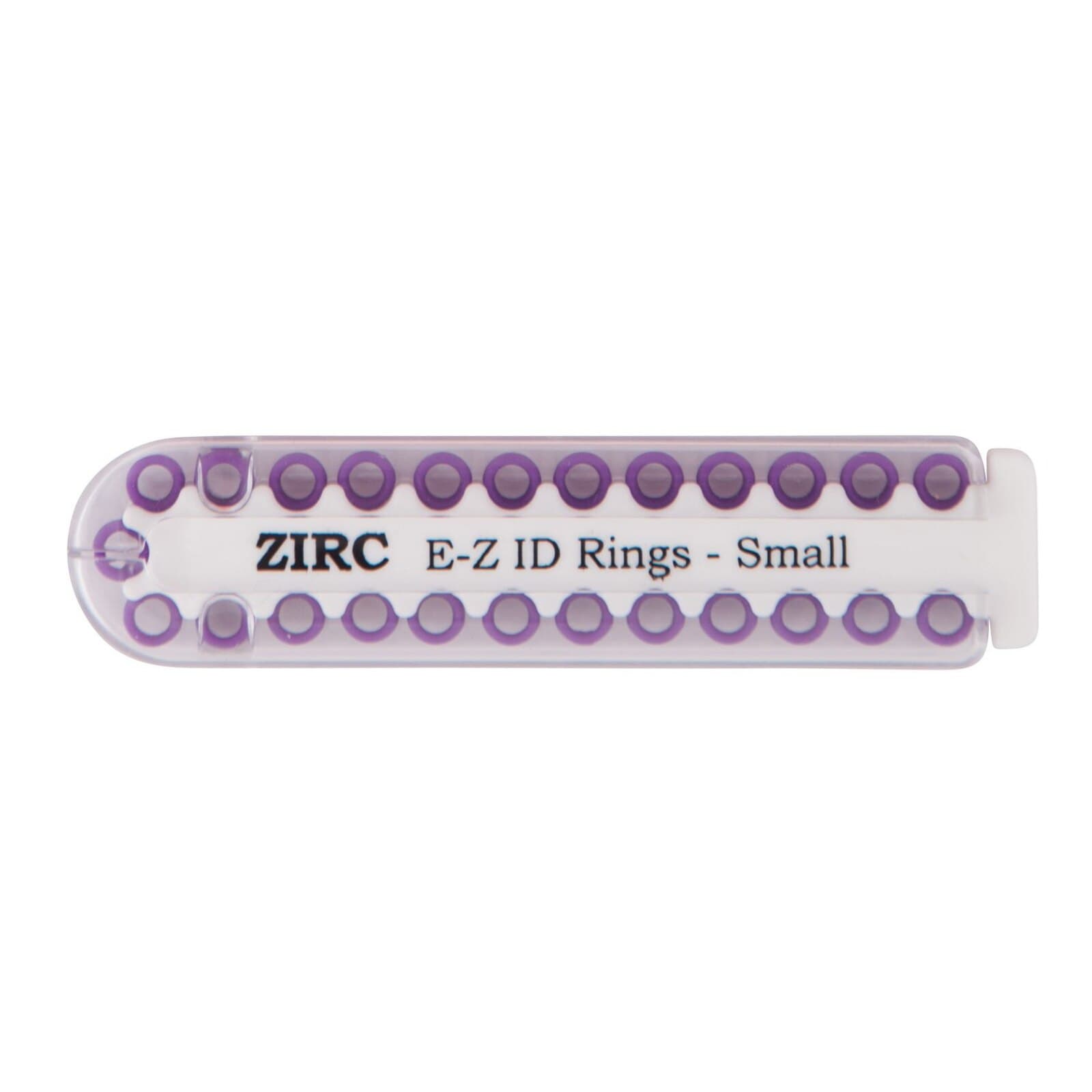 Zirc E-Z ID Instrument Rings, Small, Neon Purple, 1/8" Diameter, 25/Pack, 70Z100R thumbnail 2