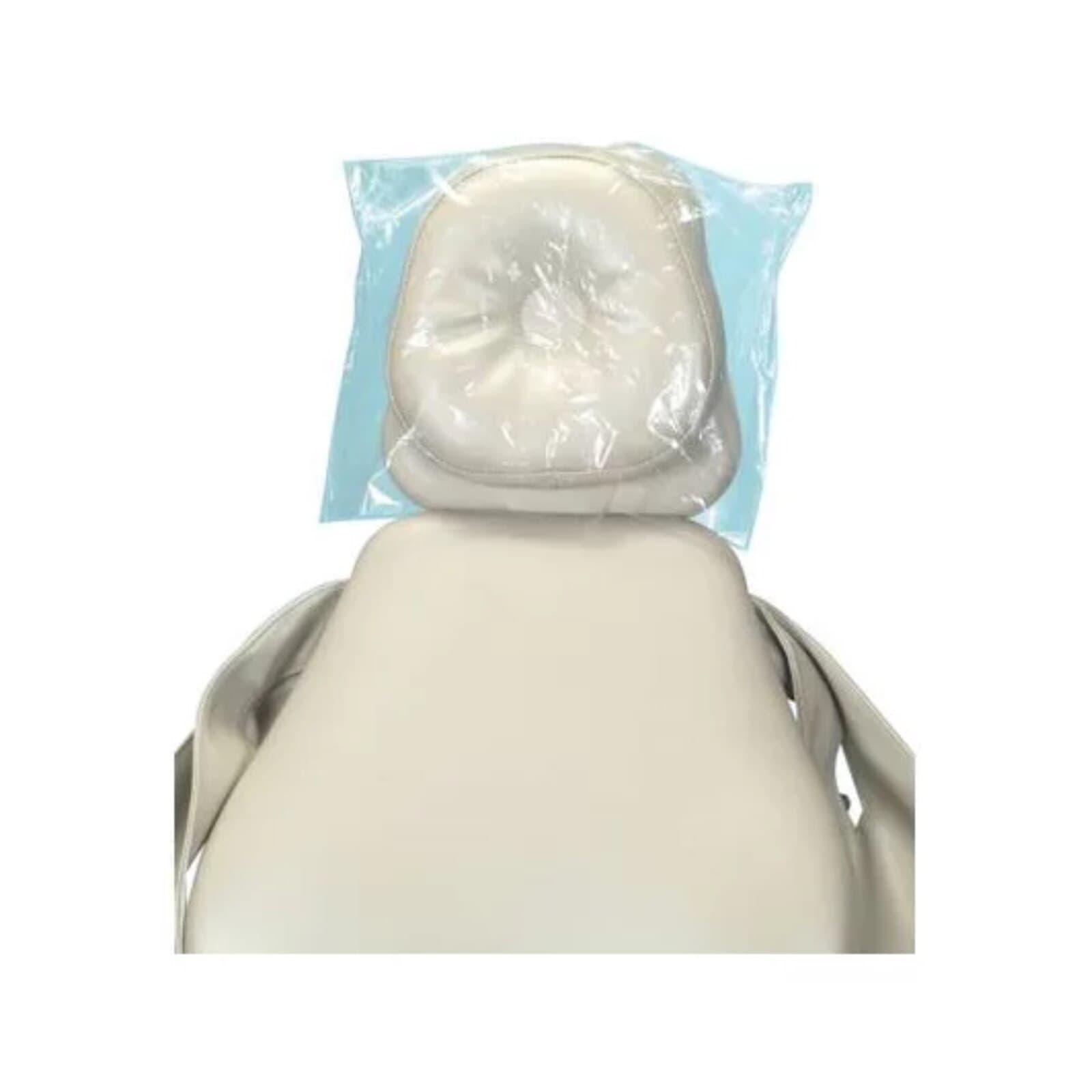 Plasdent Large Headrest Covers, Clear Plastic, Pleated, 10"L x 14"W, 250/Box, PS660 thumbnail 6