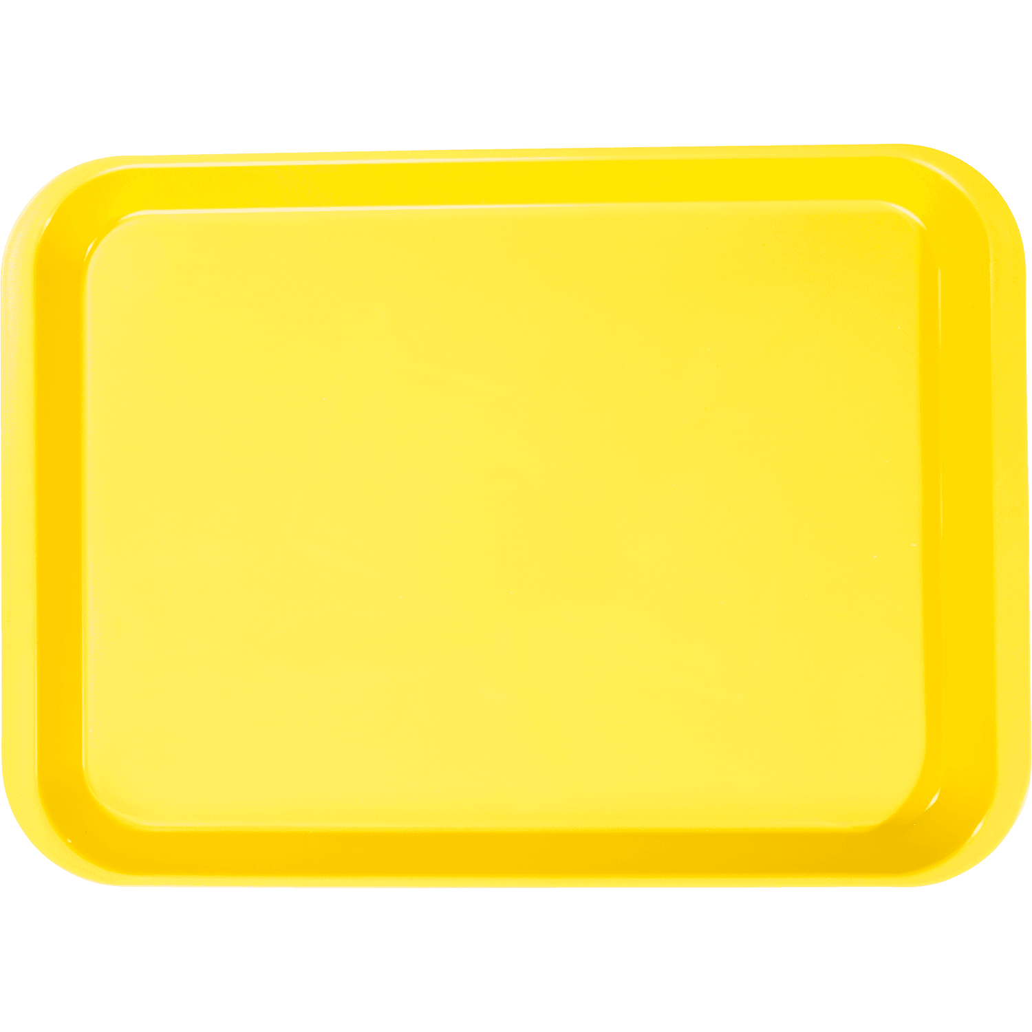 Zirc B-Lok Flat Set-Up Tray, Size B, Neon Yellow, 13-3/8" x 9-5/8" x 7/8", 20Z401O thumbnail 3