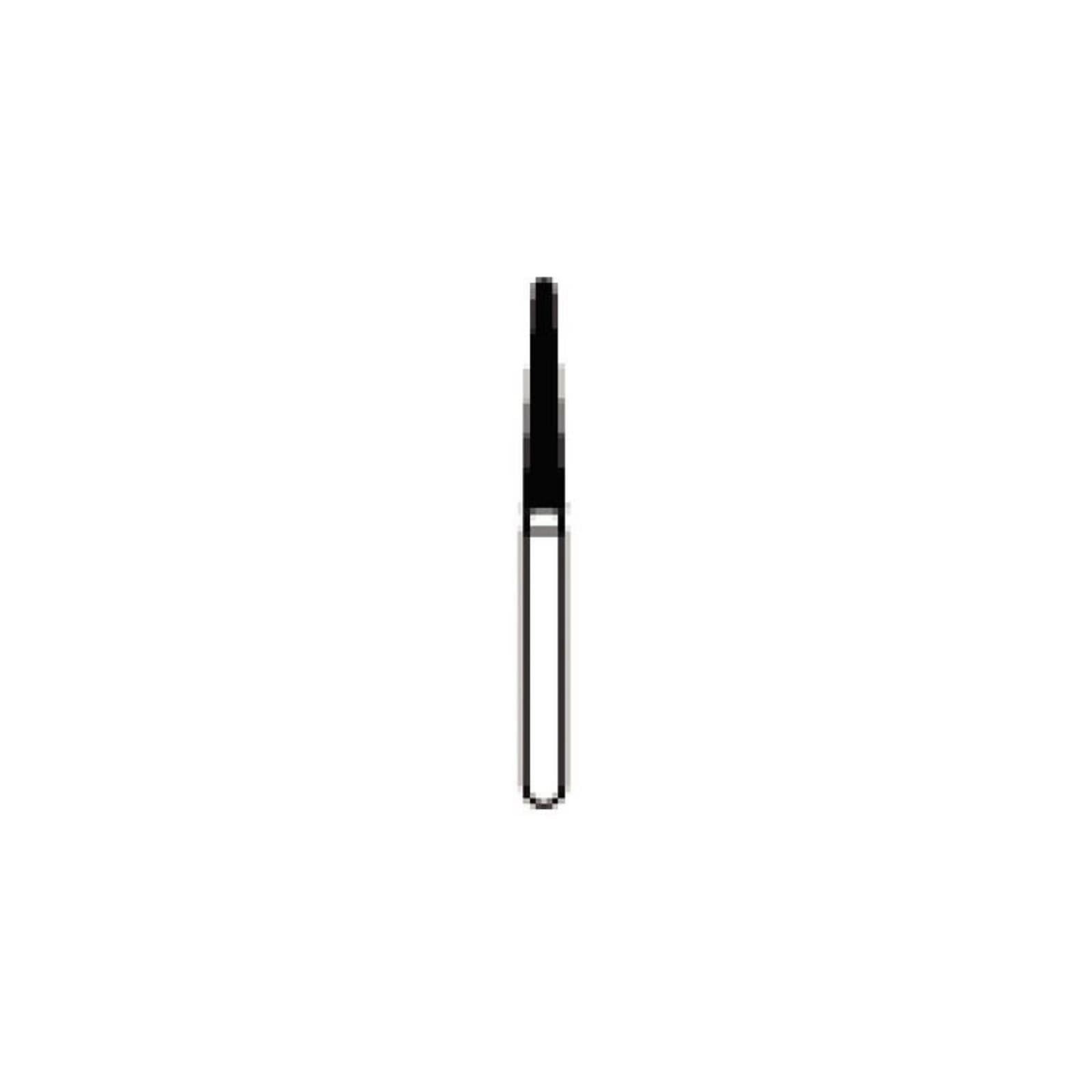 NTI Gold Pack FG Diamond Bur, Round End Taper, Coarse, #856-016, 1.6 mm, 50/Pkg, C856-016G thumbnail 2