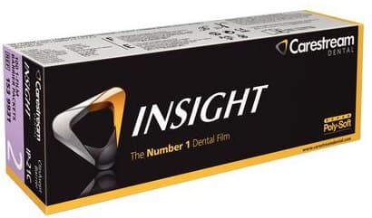 Carestream INSIGHT IP-21C Size 2 Periapical Intraoral X-Ray Film, Single Film, Super Poly-Soft Packets with ClinAsept Barrier, F-Speed, 100/Box, 1539931 thumbnail 5