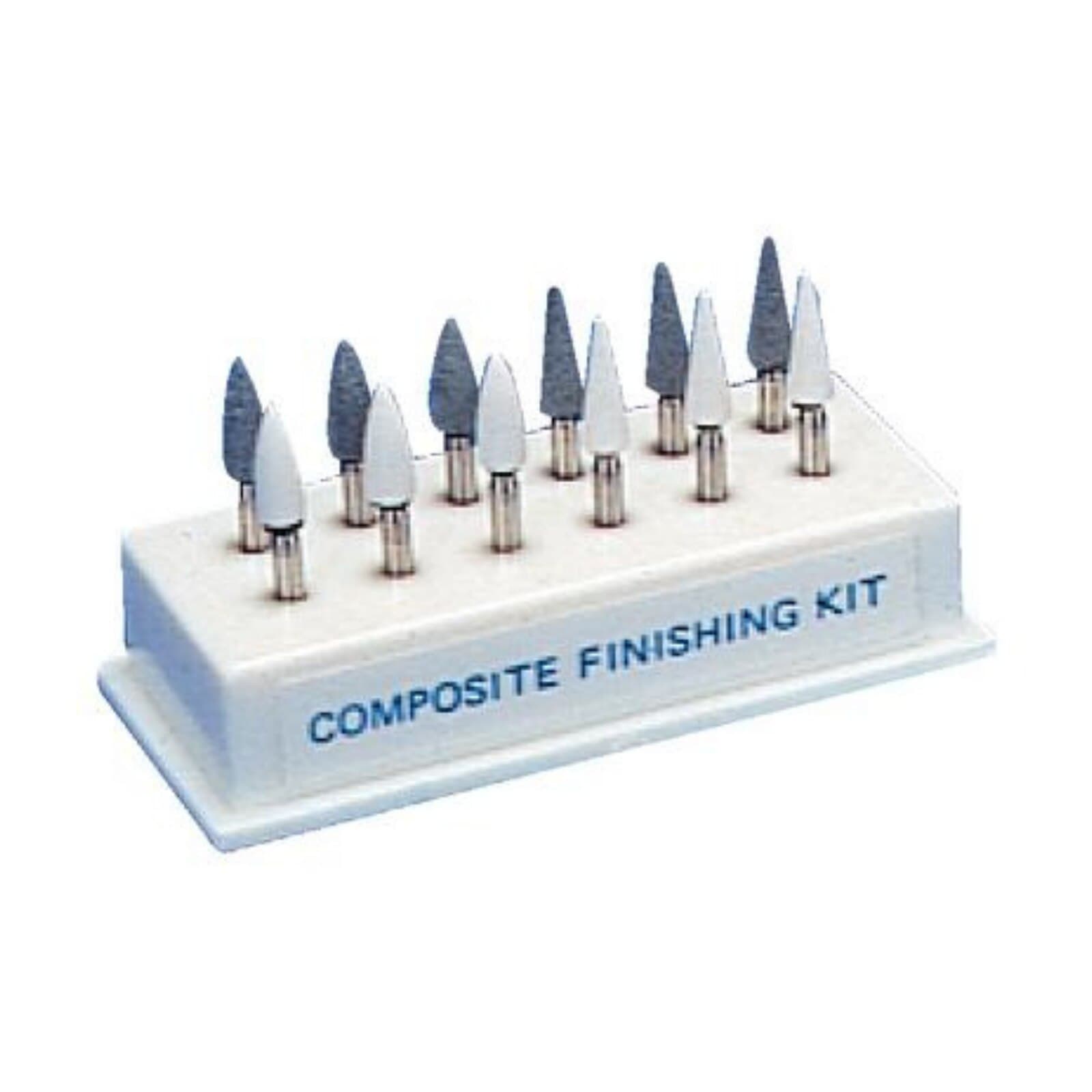 Shofu CompoSite Composite Finishing Kit, FG Shank, Classic Plastic Block, 12 Stones/Pk, 0302 thumbnail 8