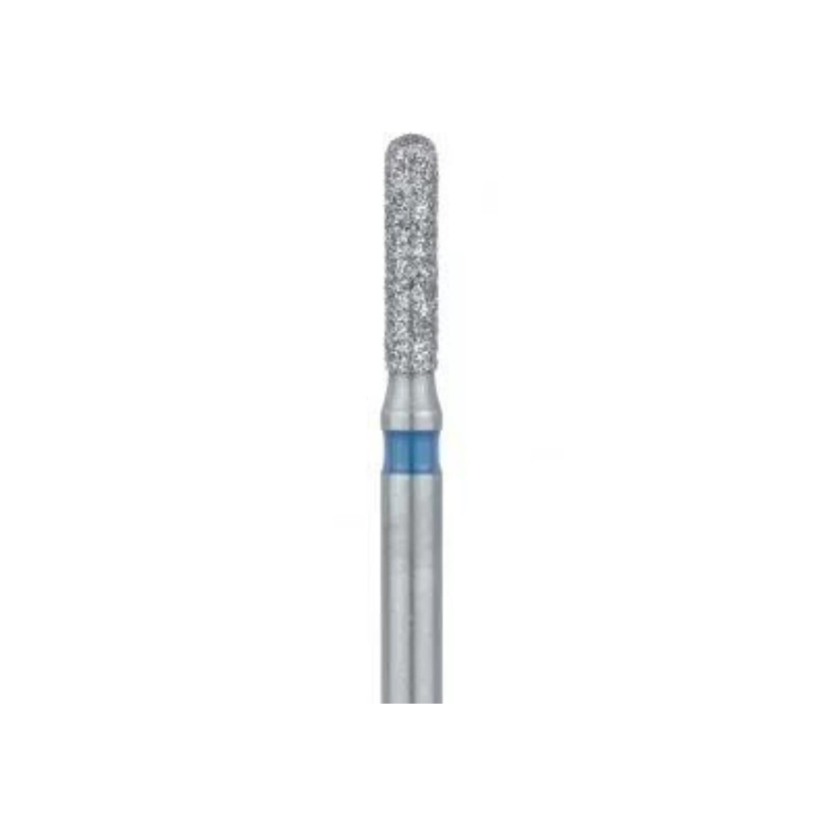 Meisinger 838-010-FG Diamond Bur, Round End Cylinder, Medium Grit, Friction Grip, 1.0 mm Head Diameter, 4.0 mm Working Length, 5/Pk thumbnail 3