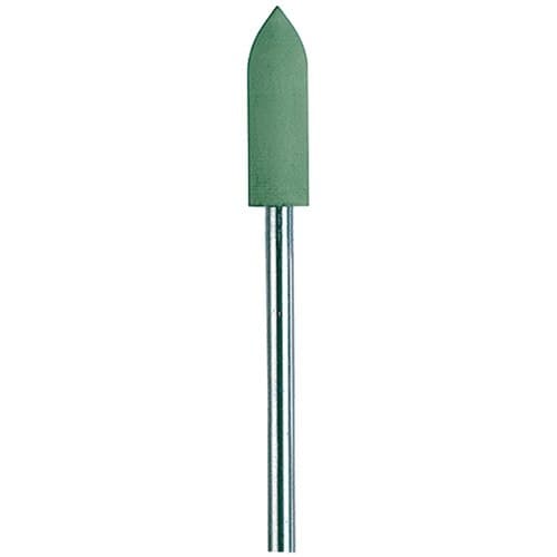 NTI Silicone Polishers, Green, Flame #50 (16mm), HP Shank, High Shine for Alloys/Amalgam/Composites, 10/Pk, P0141 thumbnail 3