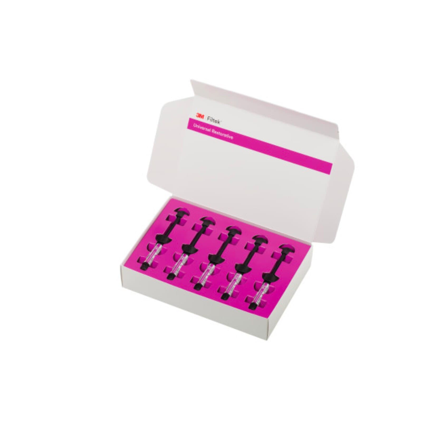 Filtek Universal Restorative Essentials Syringe Kit, Shades A1, A2, A3, A3.5, PO, 5 x 4 g Syringes, 6555-SK thumbnail 7