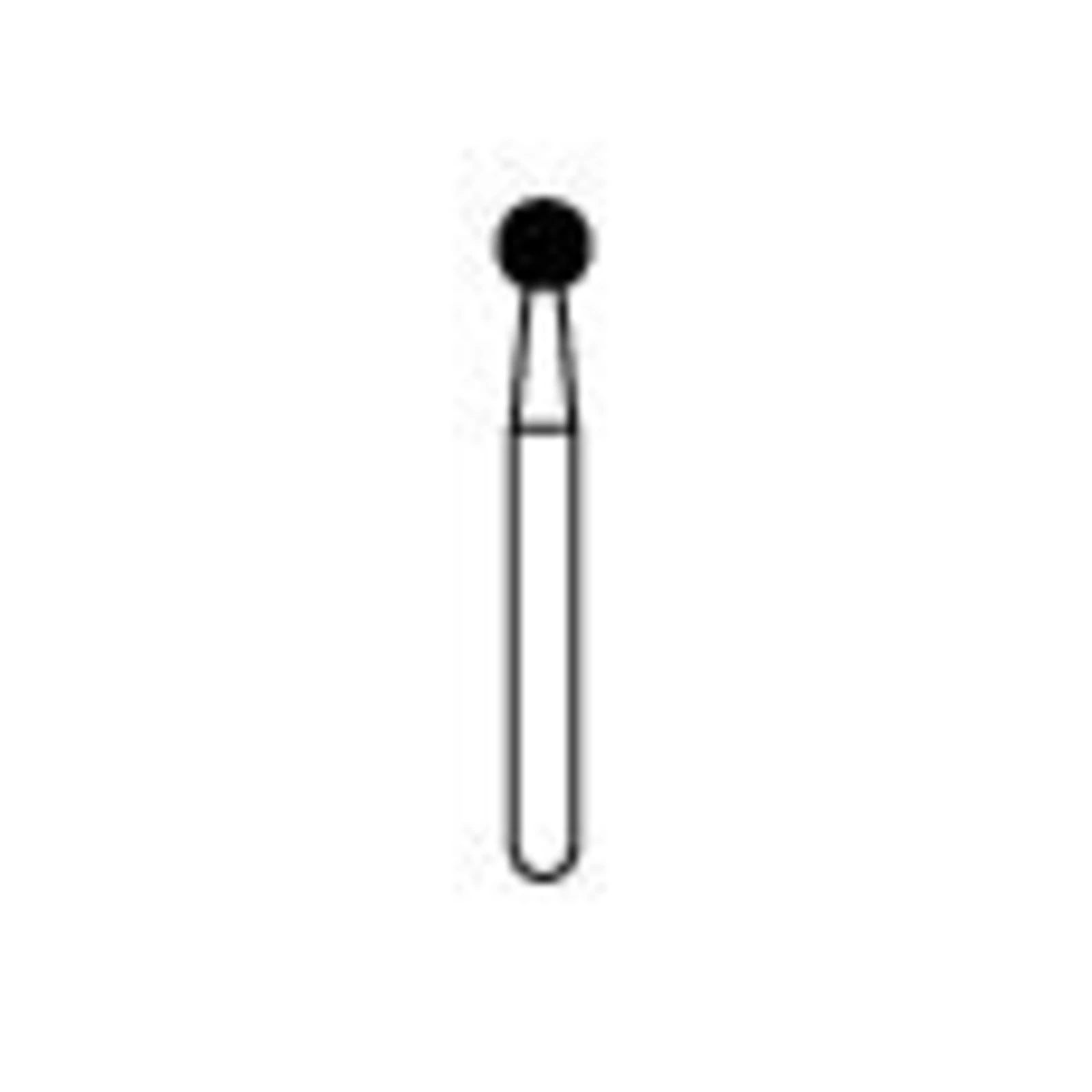 NTI Diamond Bur, FG, Round, #801, 2.3 mm, Fine, Red, 5/Pk, F801-023 thumbnail 7