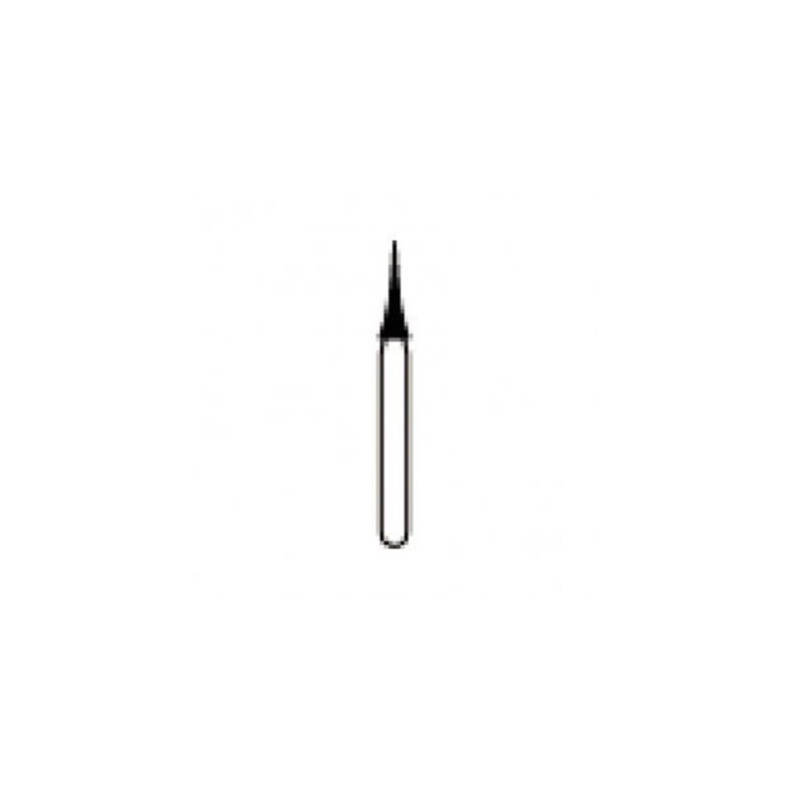 NTI Diamond Bur, Interproximal, Friction Grip (FG), Super Fine, #833-018, 1.8 mm Head Diameter, 5.9 mm Head Length, 5/Pkg, SF833-018 thumbnail 2