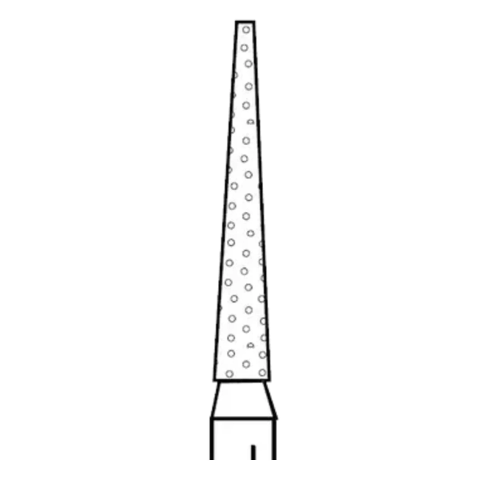 Two Striper Diamond Burs, FG, Flat-End Taper, 700.9F, 1.4 mm Major/0.6 mm Minor Diameter, 9 mm Length, Fine, Red, 5/Pk, 2015365 thumbnail 7
