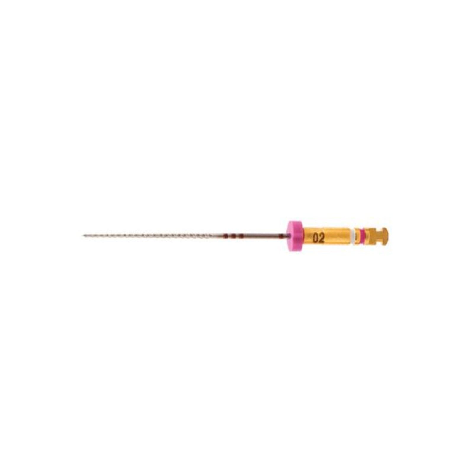 K3 Nickel-Titanium Rotary Endodontic Files, #45, .02 Taper, 21 mm, White, 6/Pk, 825-2451 - K3 Rotary Nickel Titanium Files 21 mm - Image 1