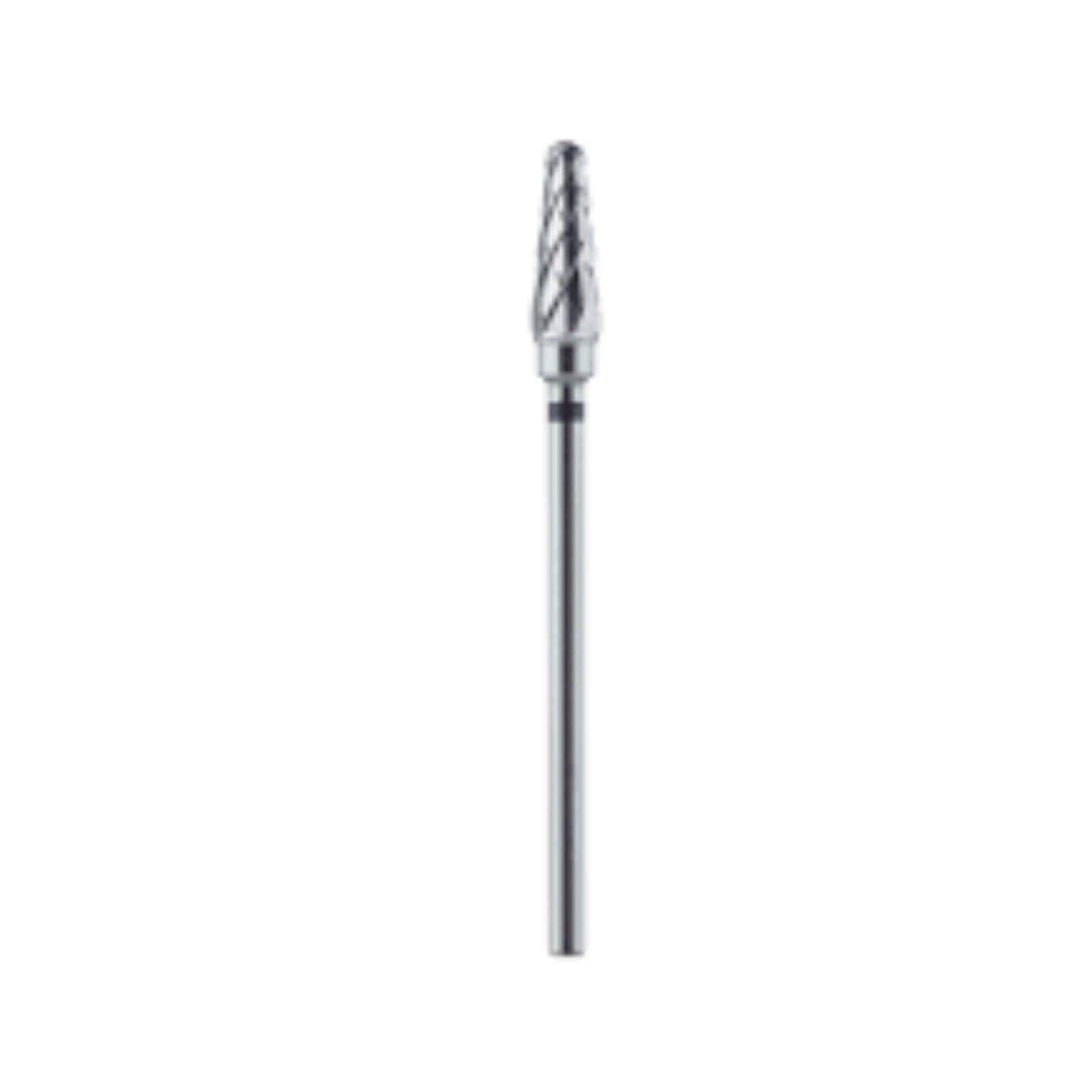 Meisinger Lab Carbide Bur HM75SX-070-HP, Super Coarse X-Cut, Tapered Round End, 7.0 mm Diameter, HP, 1/Pkg thumbnail 2