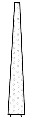 Two Striper Diamond Bur, FG, Cone, #207.10C, 1.9 mm Major Diameter, Coarse, Green, 5/Pk, 2015149 thumbnail 3