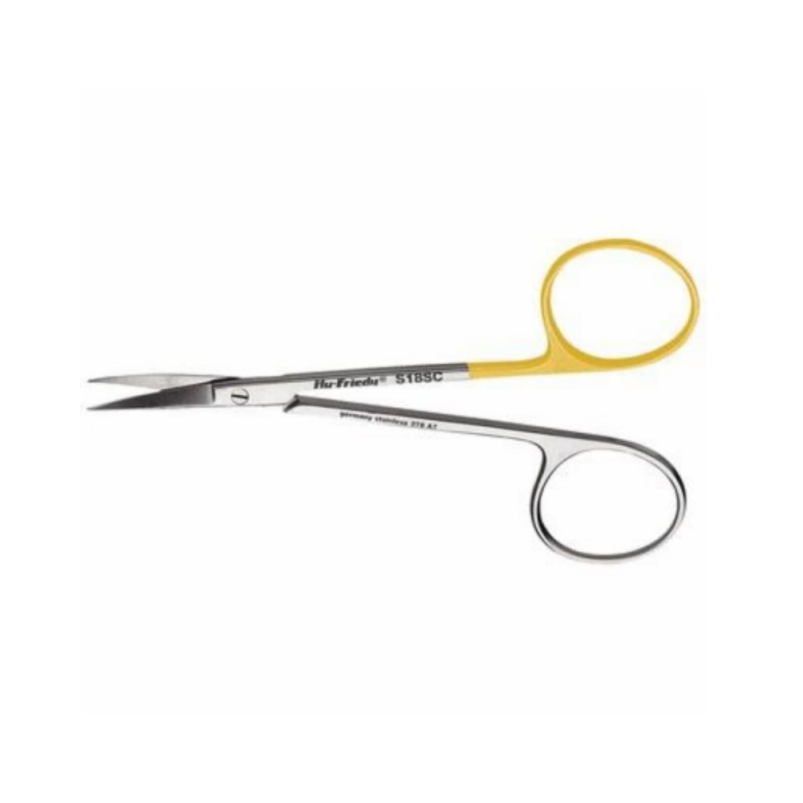 Hu-Friedy #18 Iris Curved Delicate Super-Cut Scissors, 4-1/2", Serrated, Stainless Steel, S18SC thumbnail 7