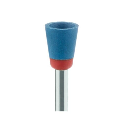 Meisinger Diamond Flexible Polisher Cup, Medium Grit, Blue/Orange, RA (Right Angle), 6.0mm Head, 2/Pk, 9744M-060-RA-BL/O thumbnail 4