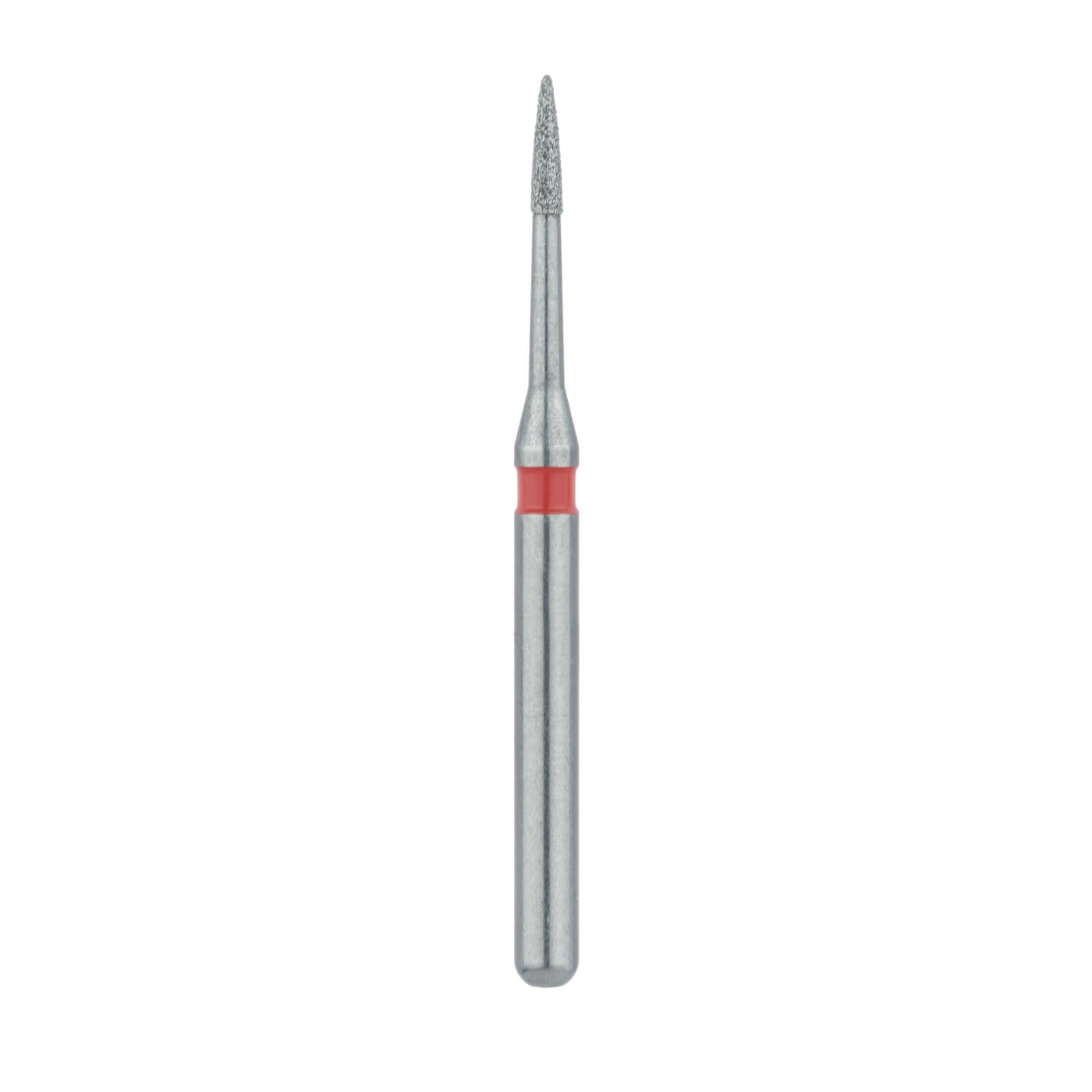 Meisinger Multi-Use Diamond Bur, Friction Grip, Short Flame, Fine (Red), 0.9 mm, 5/Pk, 889LF-009-FG thumbnail 4