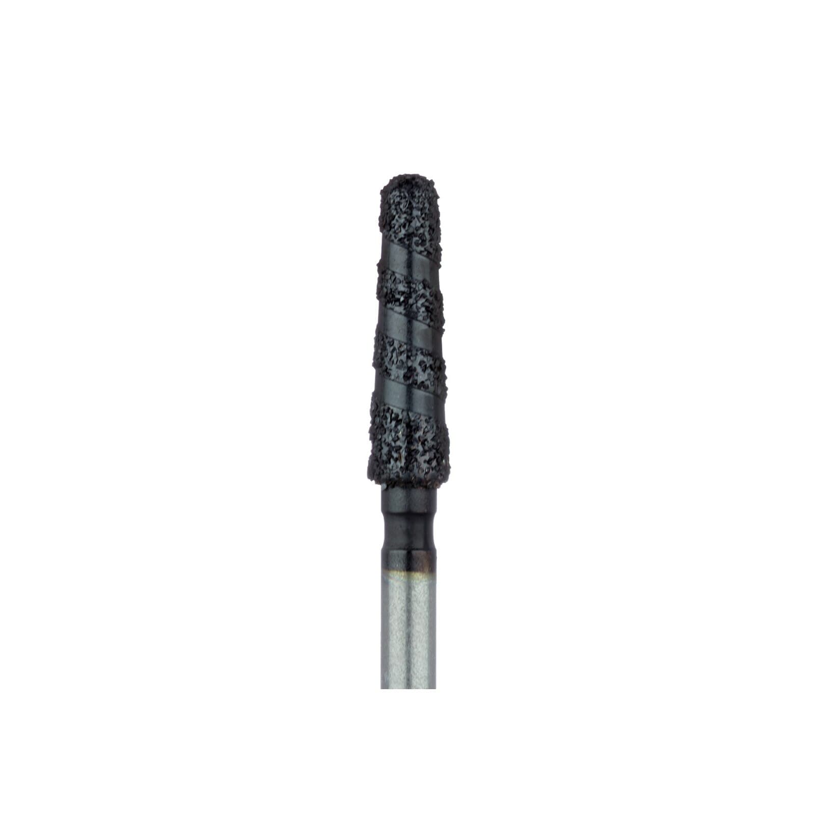 Meisinger Black Cobra Diamond Bur, Super Coarse, Round End Taper, FG, 2.5mm, 5/Pk, B850-025 thumbnail 3
