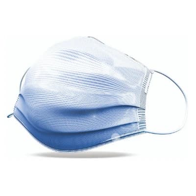 Cranberry Repel 4-Ply Earloop Procedure Face Mask, ASTM Level 3, Sapphire, 50/Box, R2960SA thumbnail 16