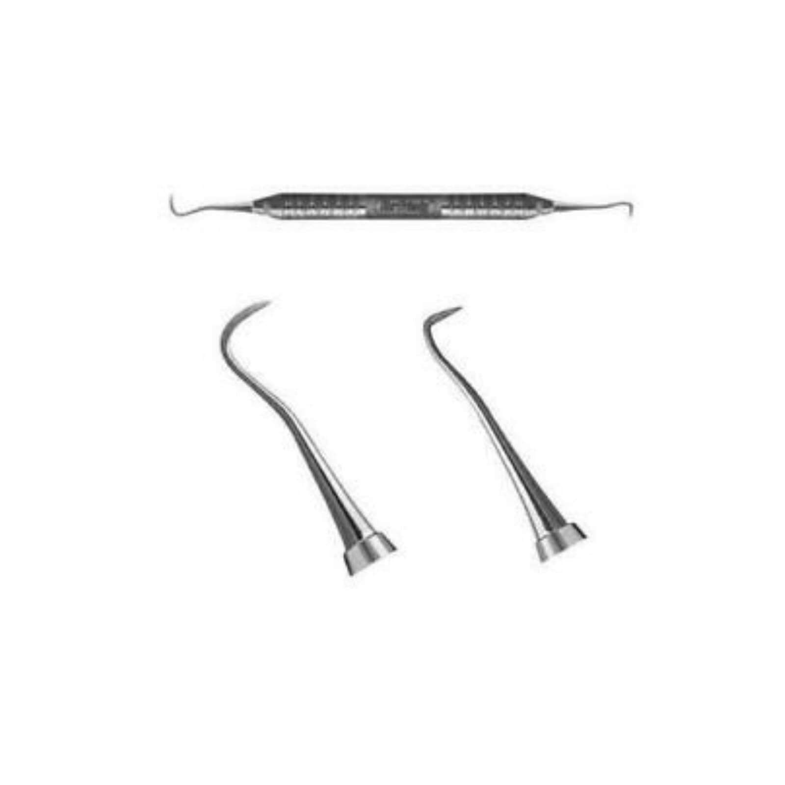 Hu-Friedy H5/33 Hygienist/Jacquette Sickle Scaler, Double-Ended, #6 Satin Steel Handle, SH5/336 thumbnail 7