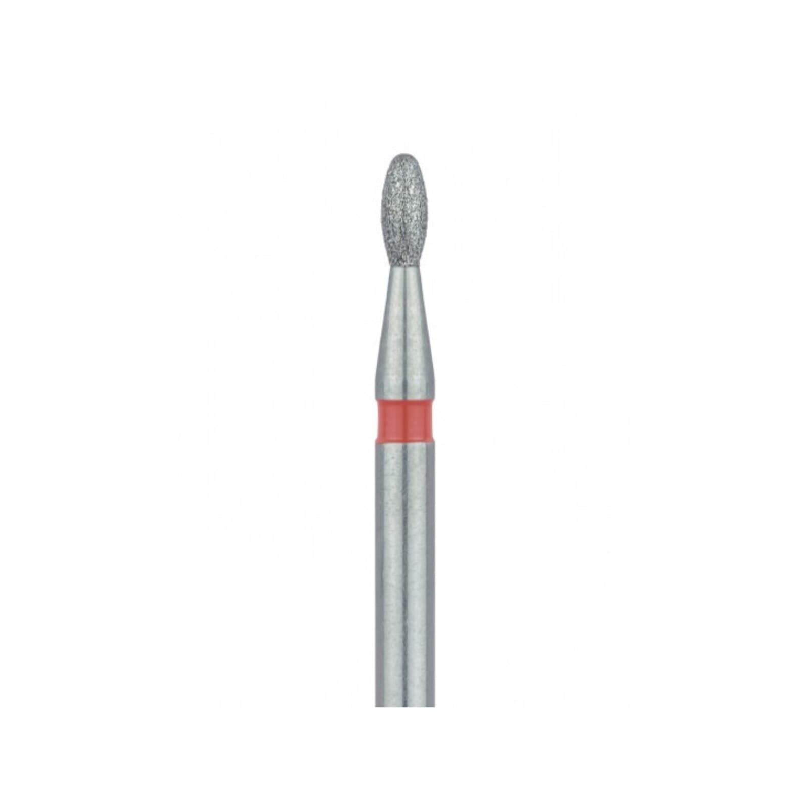 Meisinger Multi-Use Diamond Bur, FG, Football/Egg, #833F, 1.2 mm, Fine, Red, 5/Pk, 833F-012-FG thumbnail 4