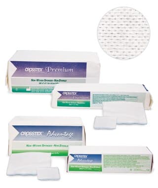 Crosstex Advantage Non-Woven Sponges, Non-Sterile, 4-Ply, 2" x 2", 30 g, 5000/Case, ENCNWLA thumbnail 3