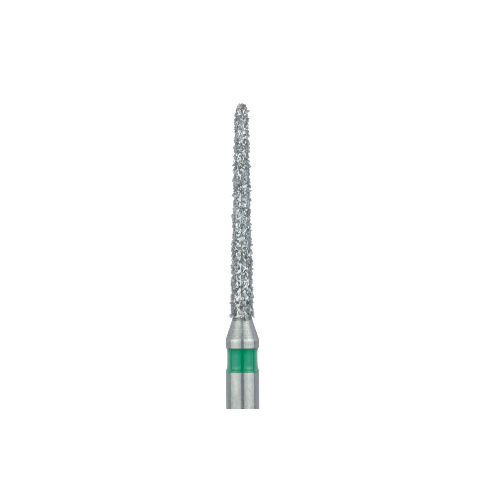 Meisinger Diamond Bur, FG, Coarse, Green, Round End Taper (Chamfer), 852G-012, 1.2 mm Head, 5/Pk thumbnail 3