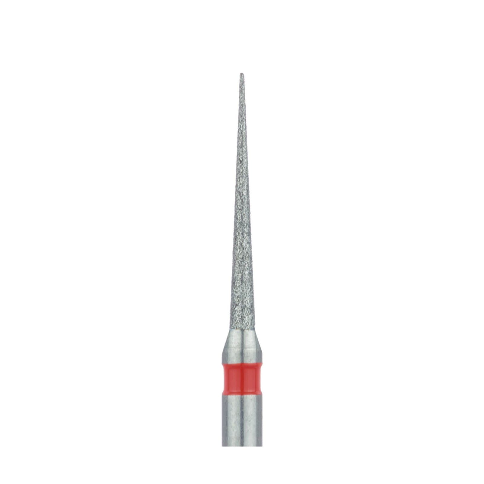 Meisinger Multi-Use Diamond Bur, Friction Grip, Long Needle, Fine (Red), 1.0 mm Head, 10 mm Working Length, 5/Pk, 859F-010-FG thumbnail 4
