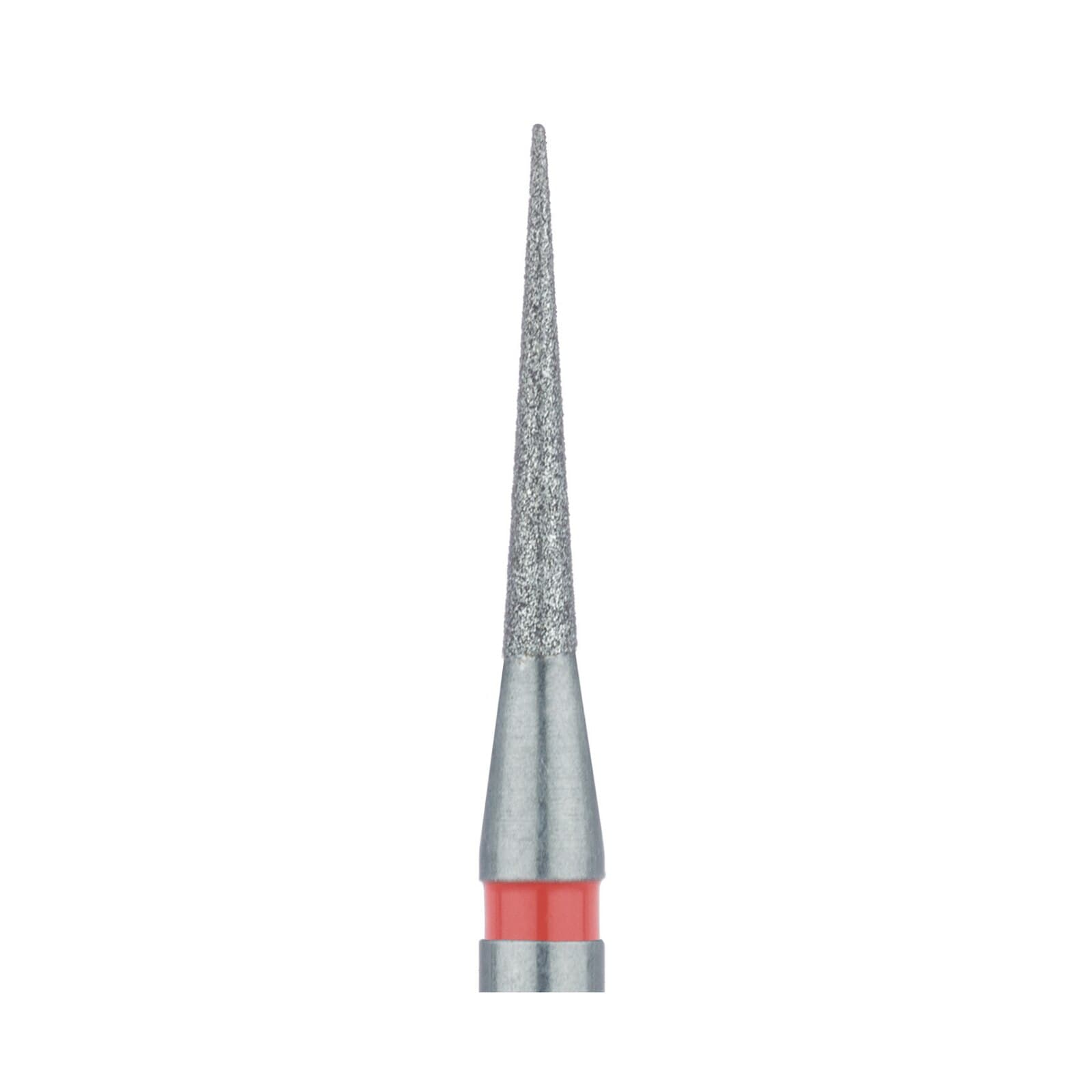 Meisinger 859F-014-RA Fine Diamond Bur, Needle Shape, 1.4 mm Head, 10 mm Working Length, Right Angle, 5/Pk thumbnail 3