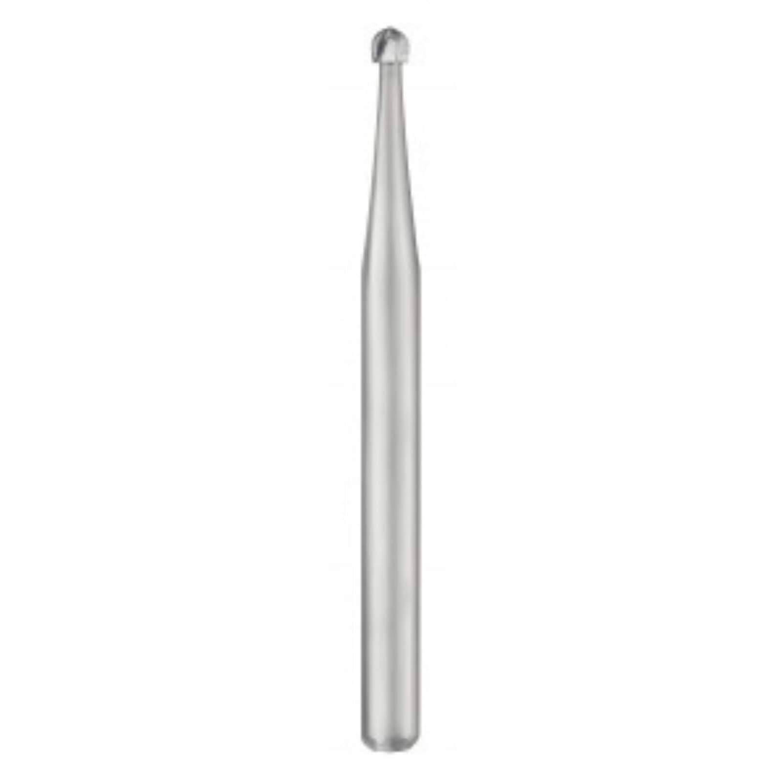SS White Standard Operatory Carbide Bur, FGSS Friction Grip Short Shank, Round #2, 1.0 mm Head Diameter, 0.8 mm Head Length, 10/Pkg, 15039 thumbnail 2