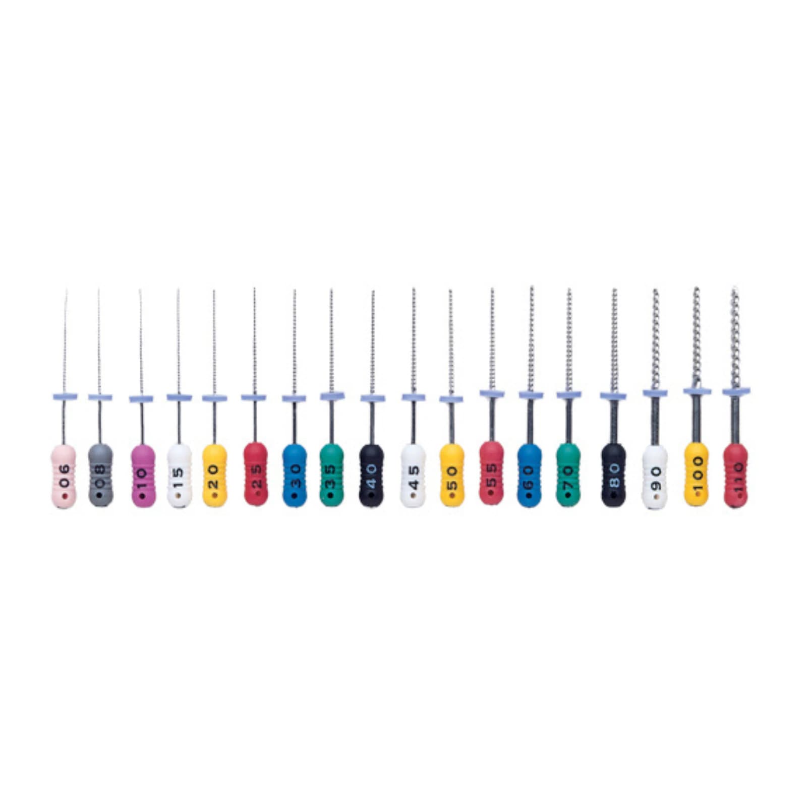 MicroMega B6 K-Files, Stainless Steel, Size 045/080, 31mm, Sterile, Pack of 6, #60029851 - MicroMega B6 K-Files 045/080 L31 Sterile Pack of 6 - Image 1