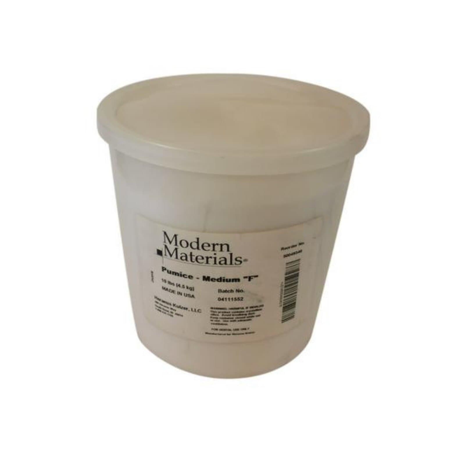 Modern Materials Pumice, Medium "F" Grit, 10 lb Tub, 50049340 thumbnail 2