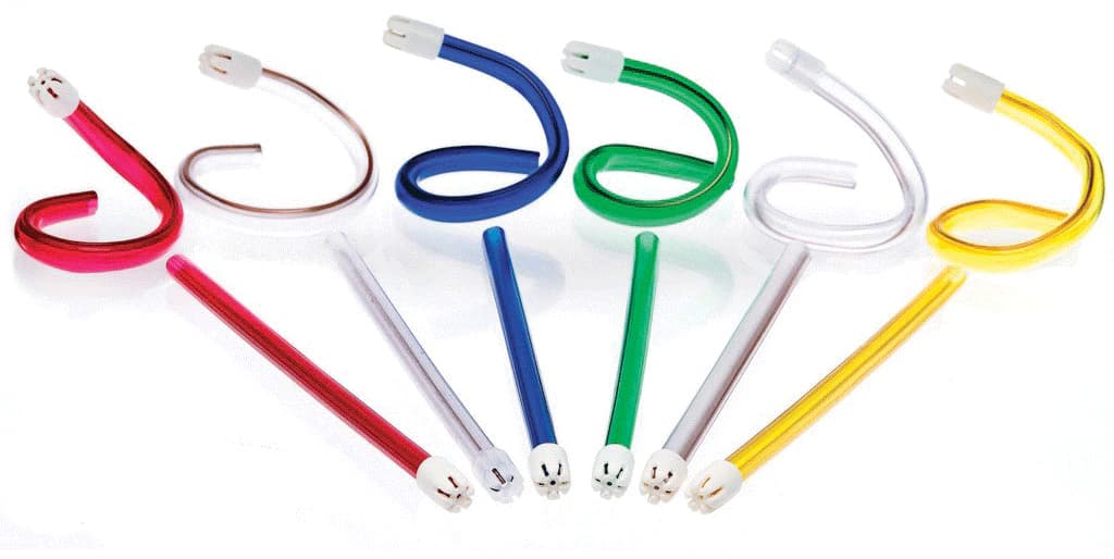 Flexo Disposable Saliva Ejectors, Plastic, Red with White Fixed Tip, 100/Pk, 1662219 thumbnail 10