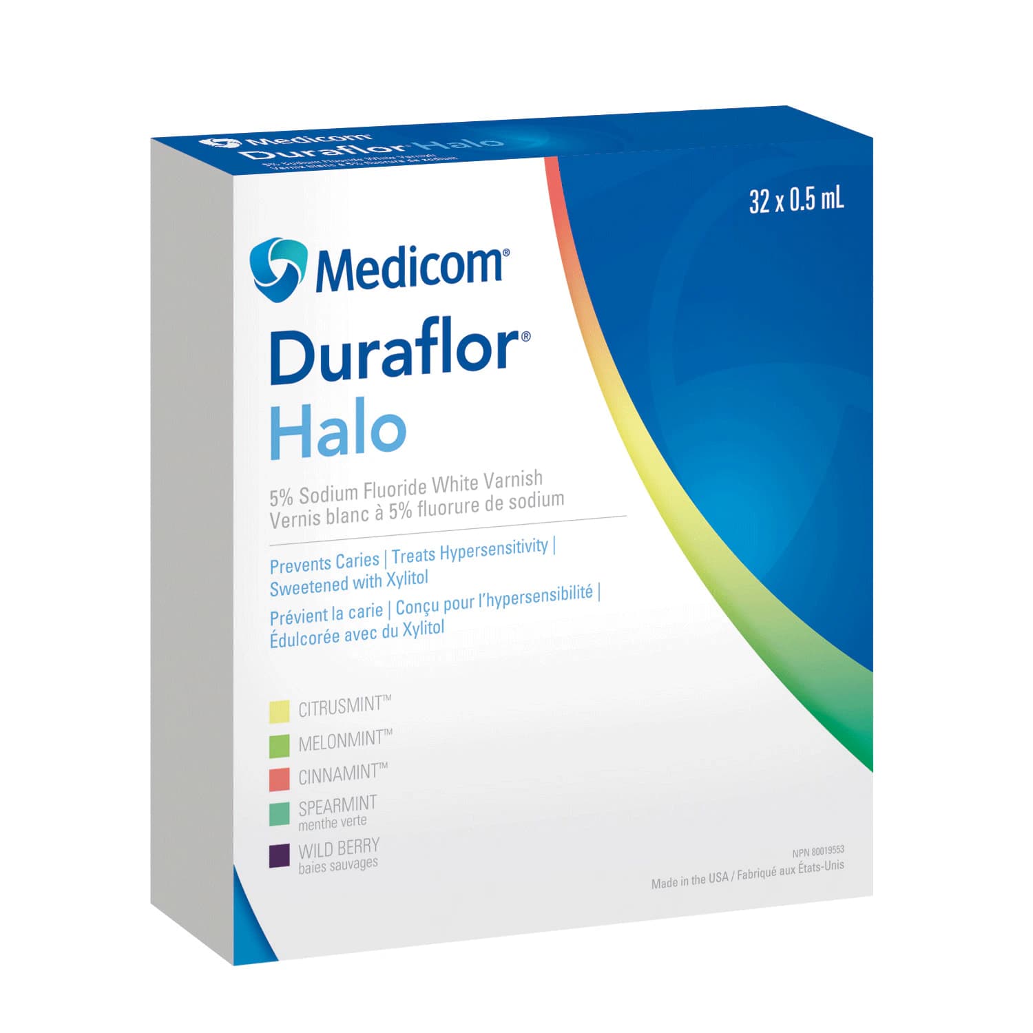 Duraflor Halo 5% Sodium Fluoride White Varnish, Unit Dose, 0.5 ml, Wild Berry, 32/Pk, 1015-WB32 thumbnail 7