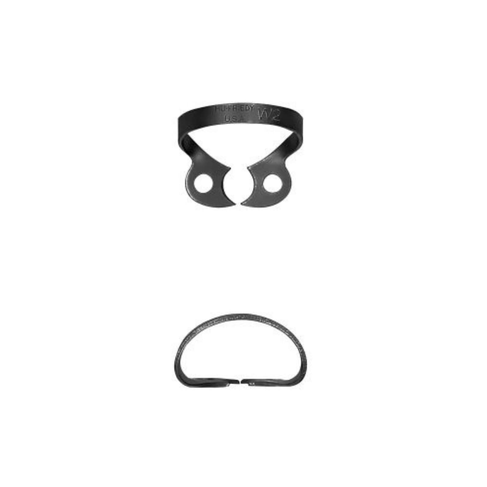 Hu-Friedy Black Line Rubber Dam Clamp #W2, Wingless Premolar, RDCMW2X thumbnail 2