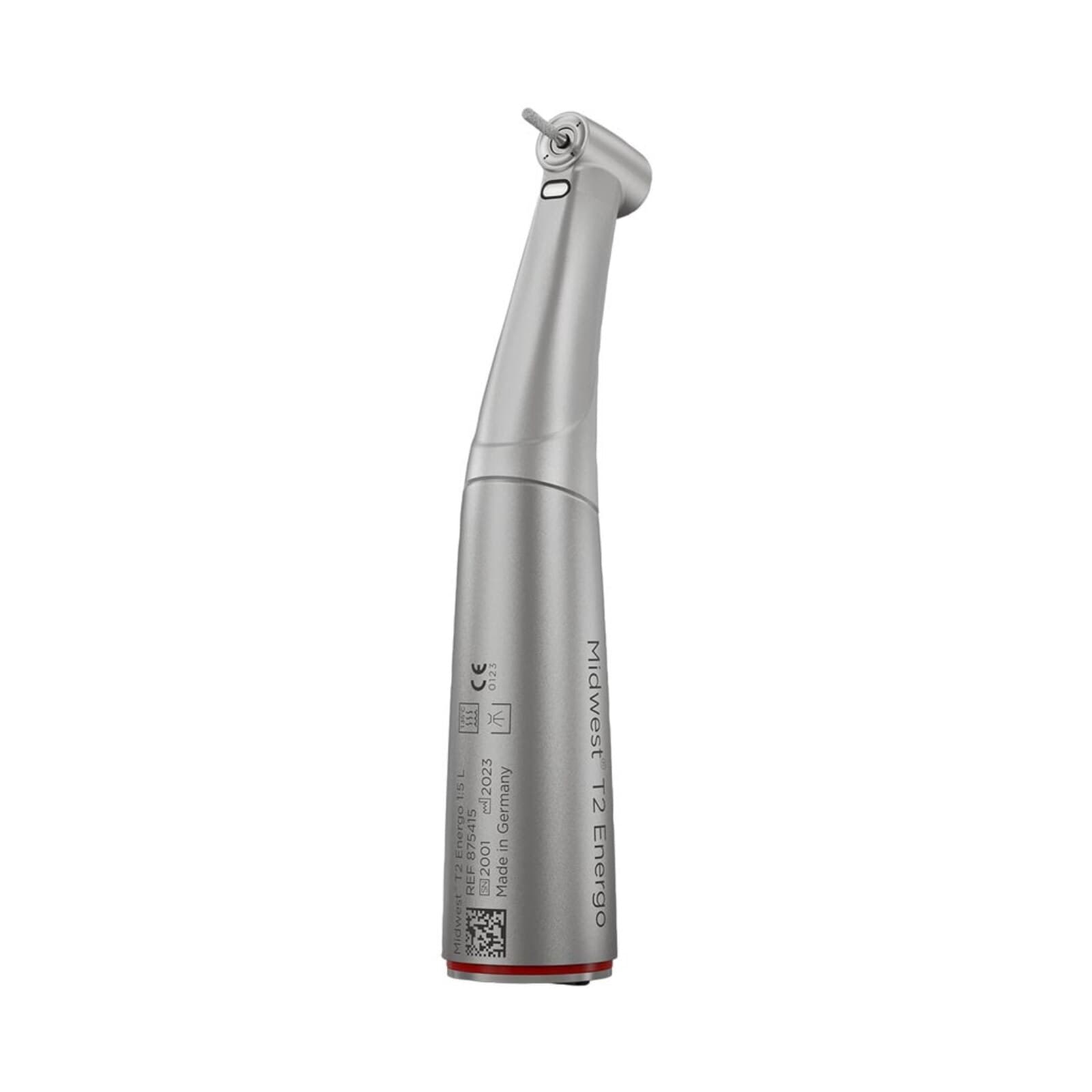 Midwest® T2 Energo 1:5 L Electric Handpiece Attachment, High Speed, Stainless Steel, 875415 thumbnail 2