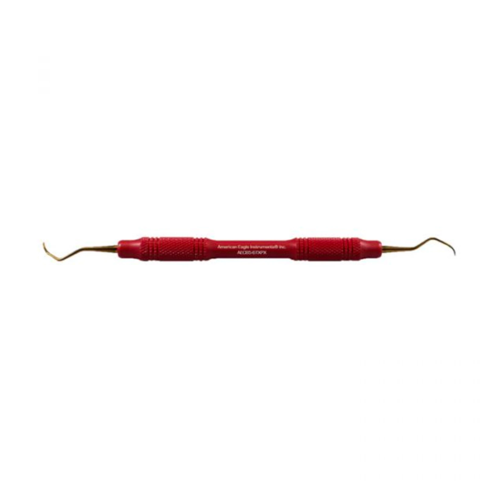American Eagle Barnhart 5-6 XP Sharpen-Free Universal Curette, Double End, 3/8" EagleLite Resin Handle, Red, AECB5-6XPX, 1/Pk thumbnail 9