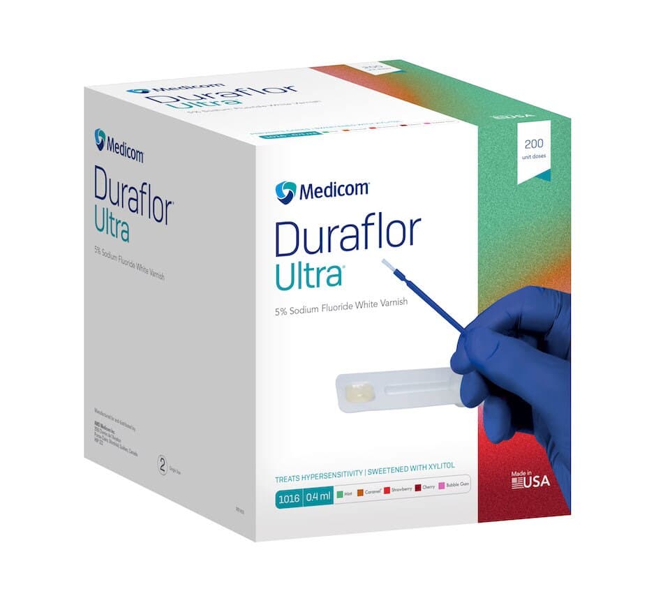 Duraflor Ultra 5% Sodium Fluoride White Varnish, 0.4 mL Unit Dose, Bubblegum, 200/Box, 1016-BG200 thumbnail 6