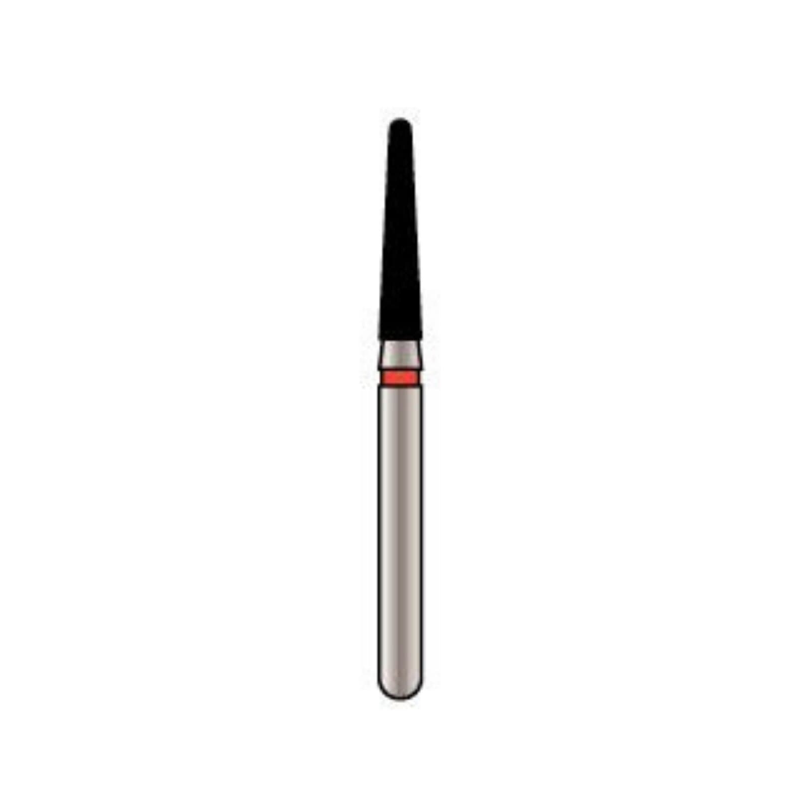 Alpen x1 Single-Use Diamond Bur, FG, #856-016F, Round End Taper, Fine, Red, 1.6 mm, 25/Pk, X8568F016 thumbnail 2